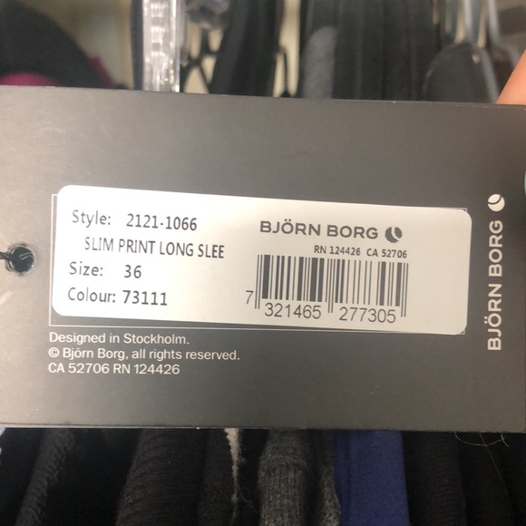 Bjorn Borg Long Sleeve Athletic Top (NWT) - Picture 4 of 9